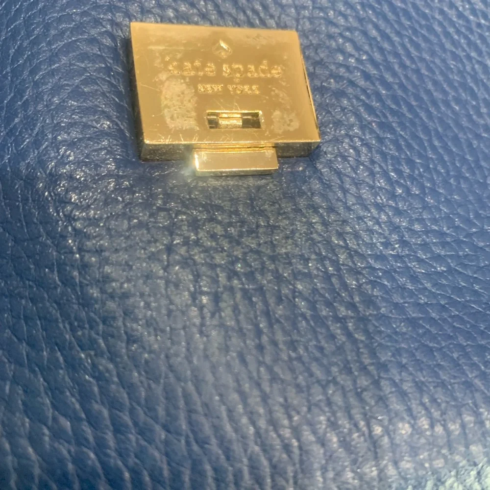 Kate Spade Blue Leather Crossbody Bag - Picture 4 of 14